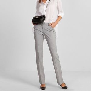 Low Rise Straight Leg Ankle Length Pant